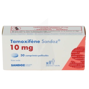 Tamoxifene Sandoz 10 Mg, Comprimé Pelliculé