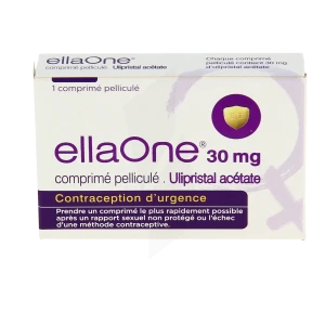 Ellaone 30 Mg, Comprimé Pelliculé