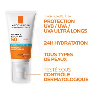 La Roche Posay Anthelios Uvmune 400 Crème Sans Parfum Spf50+ Tube/50ml