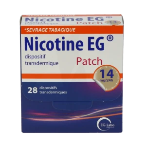 Nicotine Eg 14 Mg/24 H, Dispositif Transdermique