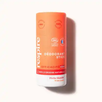 Respire Déodorant Solide 48h Pêche Blanche Bio Stick/50g à Andernos