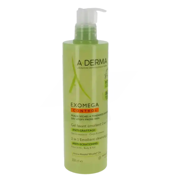 Aderma Exomega Gel Lavant Emollient 2 En 1 C&c 500ml