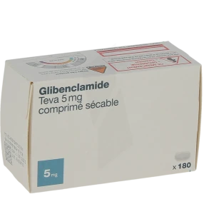Glibenclamide Teva 5 Mg, Comprimé Sécable