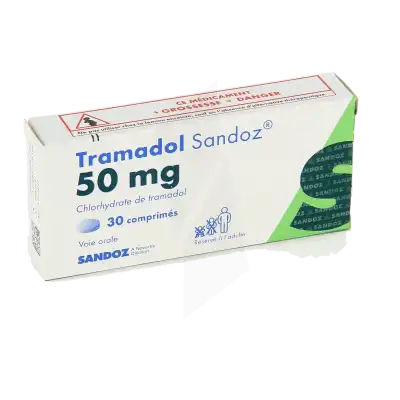 Tramadol Sandoz 50 Mg, Comprimé à Angers