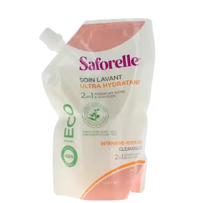 Saforelle Solution Soin Lavant Ultra Hydratant Eco-recharge De 400 Ml à Libourne