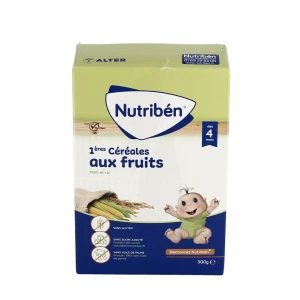 Nutribén Sans Gluten Farine 1ère Céréales Aux Fruits B/300g