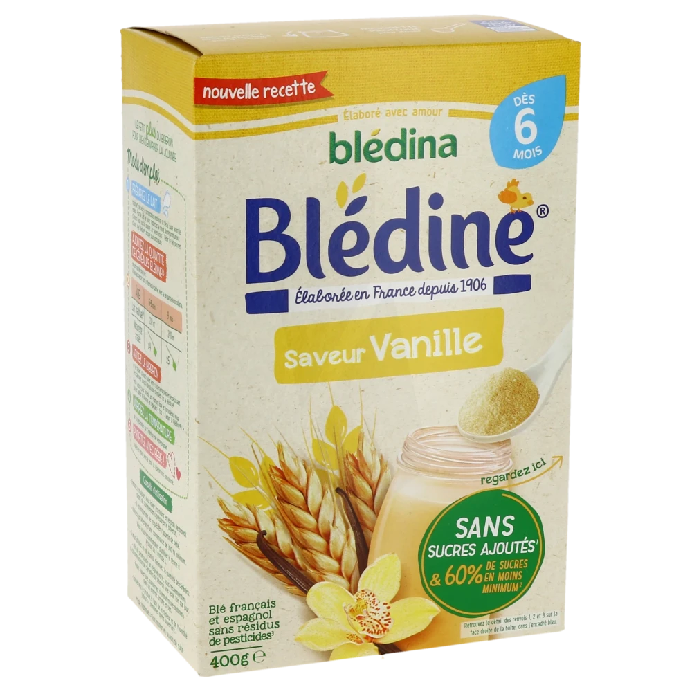 Blédine blé vanille 6mois+ 400g BLEDINA- Kibo