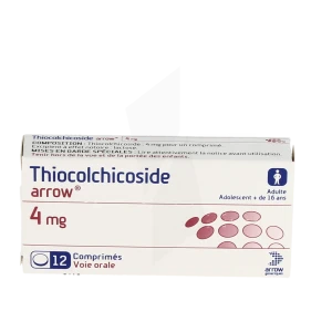 Thiocolchicoside Arrow 4 Mg, Comprimé