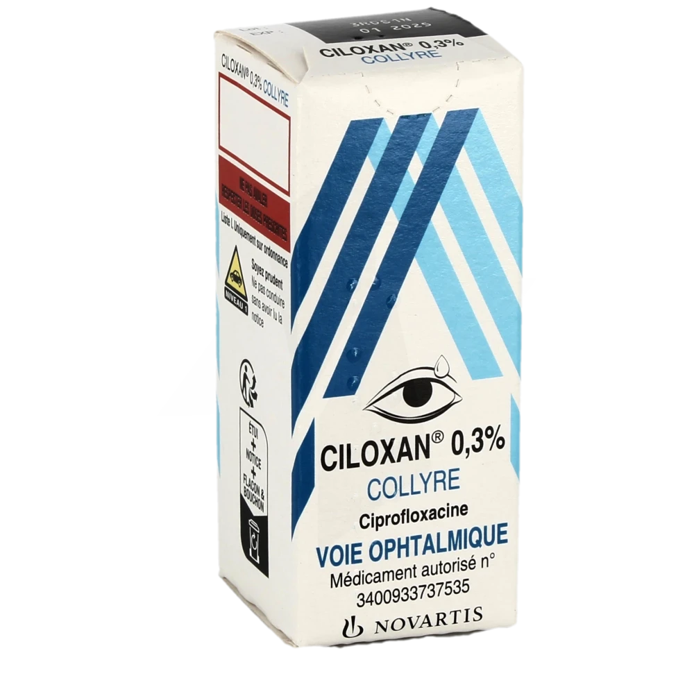 Ciloxan 0,3 Pour Cent, Collyre