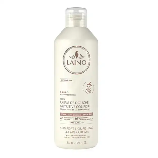 Laino Hydratation Au Naturel Cr De Douche KaritÉ Fl Pompe/500ml