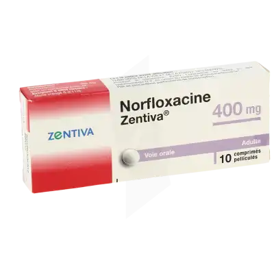 Norfloxacine Zentiva 400 Mg, Comprimé Pelliculé à MONTEREAU-FAULT-YONNE