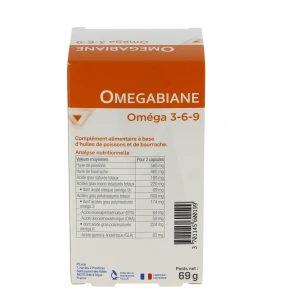 Pileje Omegabiane Oméga 3-6-9 100 Capsules