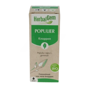 Herbalgem Peuplier Macérat Bio Fl Cpte-gttes/30ml