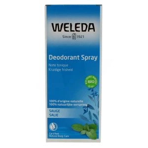 Weleda Gestes Fraicheur Déodorant Sauge Spray/100ml