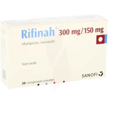 Rifinah 300 Mg/150 Mg, Comprimé Enrobé à Bassens