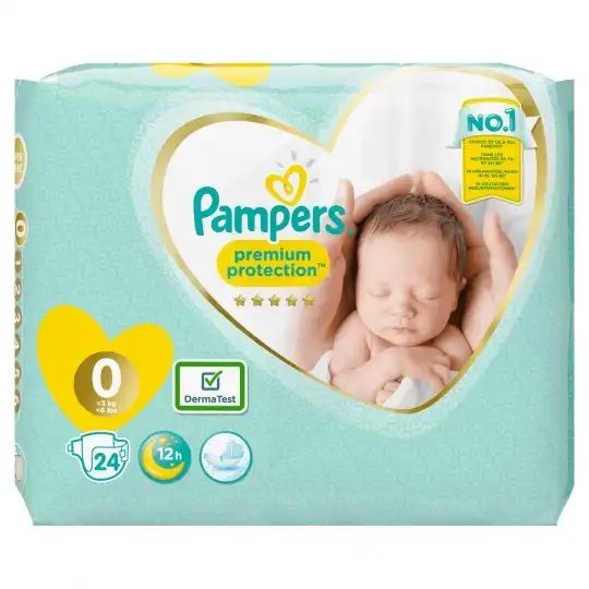 Pampers Premium Protection Couche New Baby Tmicro 1-2,5kg Paquet/24