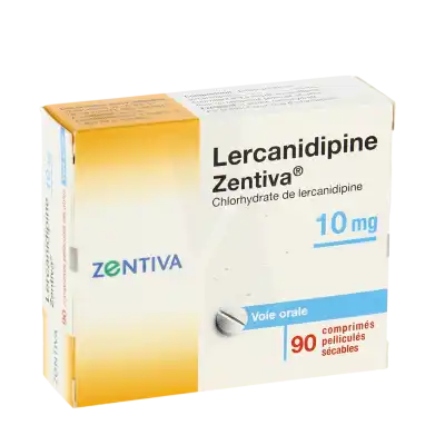 Lercanidipine Zentiva 10 Mg, Comprimé Pelliculé Sécable à Eysines