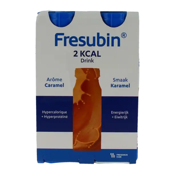 Fresubin 2 Kcal Drink Nutriment Caramel 4bouteilles/200ml