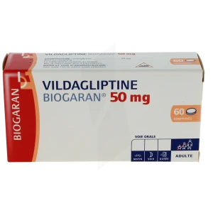 Vildagliptine Biogaran 50 Mg, Comprimé