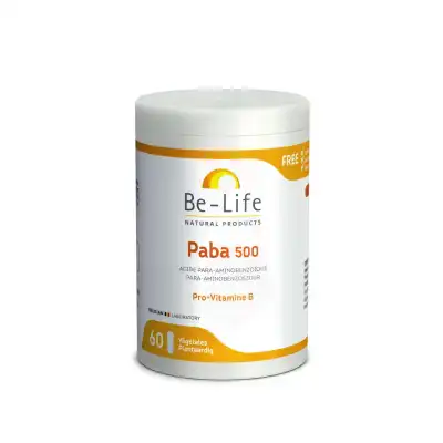 Be-Life PABA 500 Gélules B/60