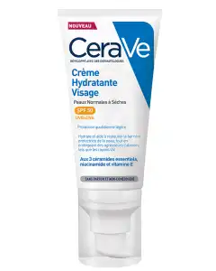 Cerave Spf50 Crème Hydratante Visage T/52ml à La Roche-Posay