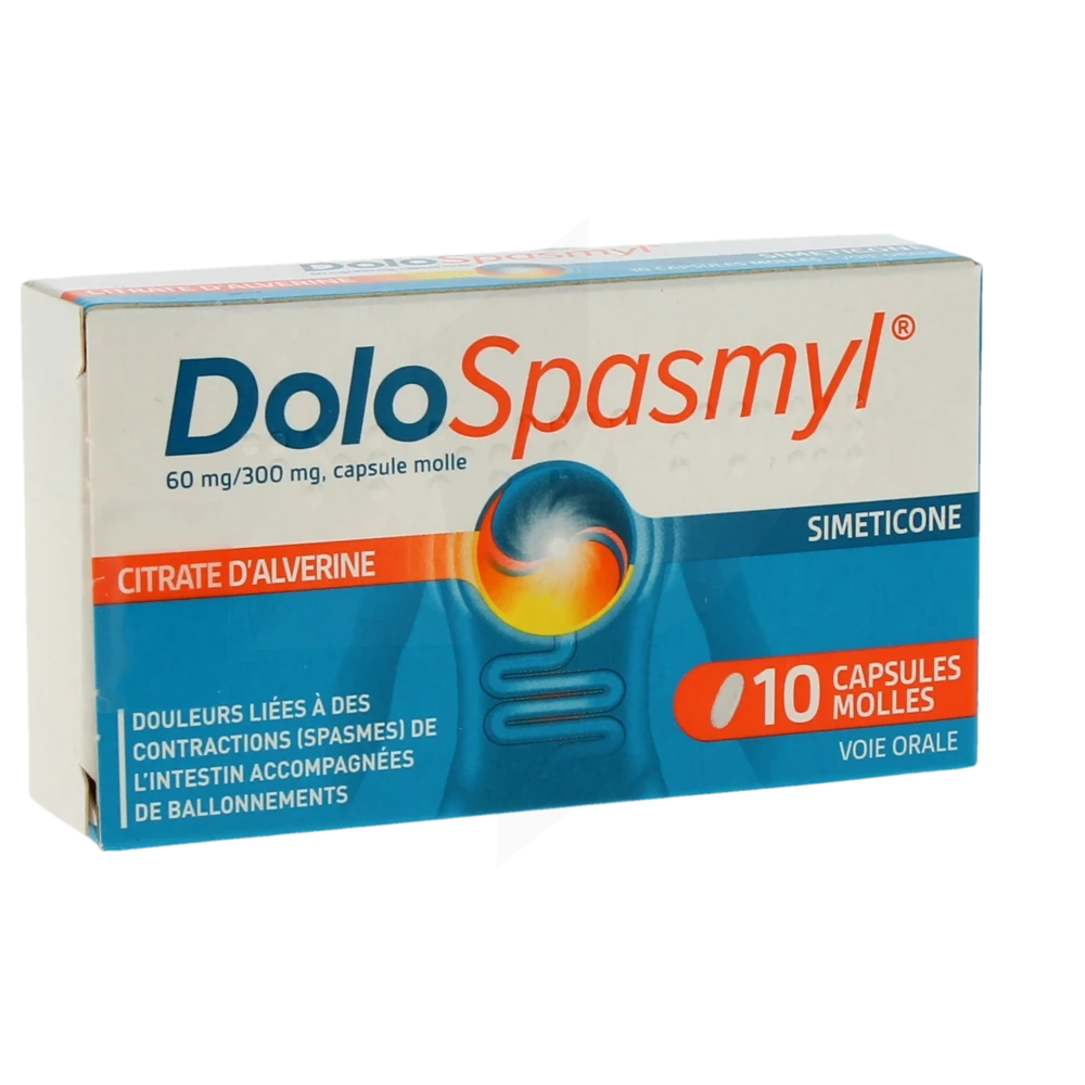 Dolospasmyl 60 Mg/300 Mg, Capsule Molle