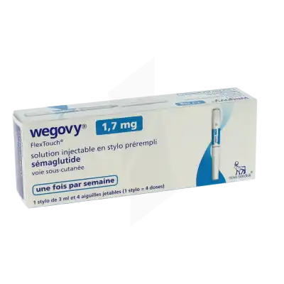 Wegovy 1,7 Mg, Flextouch Solution Injectable En Stylo Prérempli à PERSAN