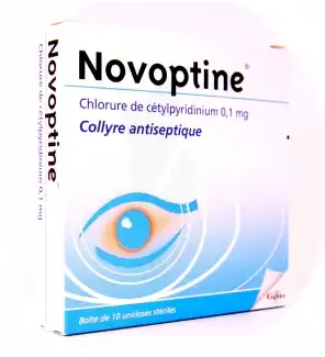 Novoptine 0,1 Mg/0,4 Ml, Collyre En Récipient Unidose à Paris