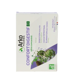 Arkofluide Bio Ultraextract Solution Buvable Confort Digestif 20 Ampoules/10ml