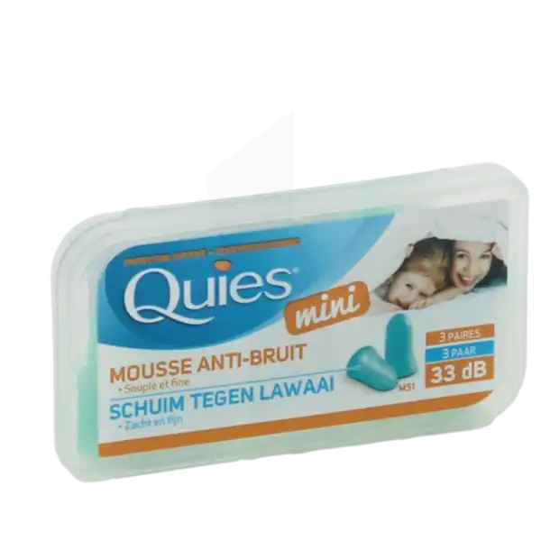 Quies Protection Auditive Mousse Vert Mini B/6