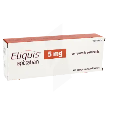 ELIQUIS 5 mg, comprimé pelliculé