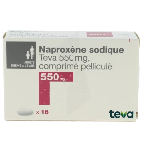 Naproxene Sodique Teva 550 Mg, Comprimé Pelliculé