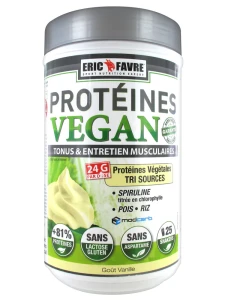 Eric Favre Protéines Vegan 750 G Saveur Vanille