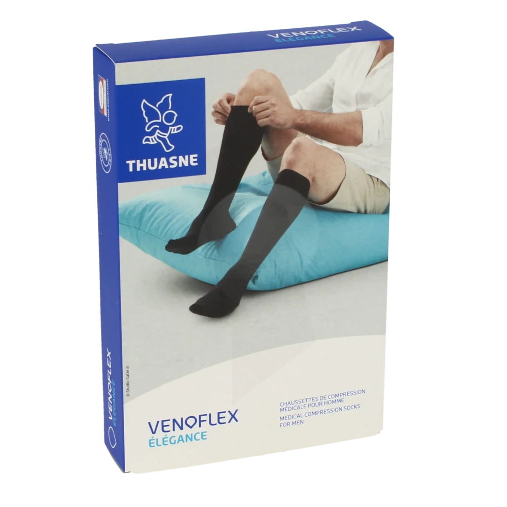 Venoflex Elegance 3 Chaussette Homme Noir T3l