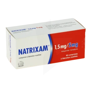 Natrixam 1,5 Mg/5 Mg, Comprimé à Libération Modifiée