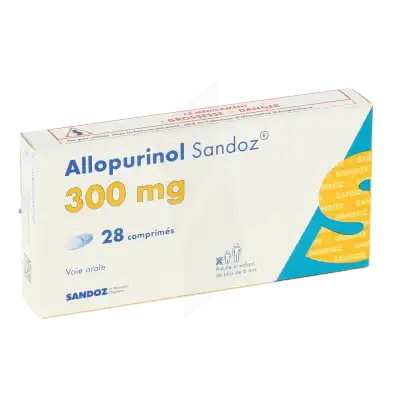 ALLOPURINOL SANDOZ 300 mg, comprimé