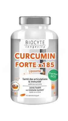 Biocyte Curcumin Forte X185 Liposome Caps B/90 à TRUCHTERSHEIM