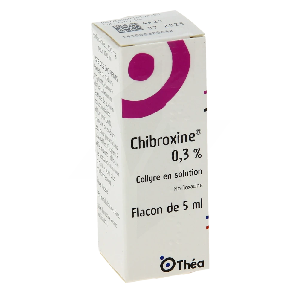 Chibroxine 0,3 Pour Cent, Collyre En Solution