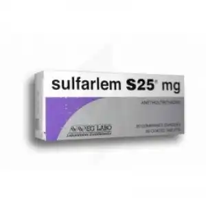SULFARLEM S 25 mg, comprimé enrobé