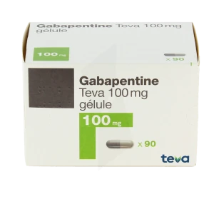 Gabapentine Teva 100 Mg, Gélule