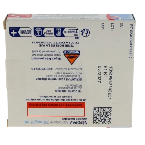 Nefopam Biogaran 20 Mg/2 Ml, Solution Injectable