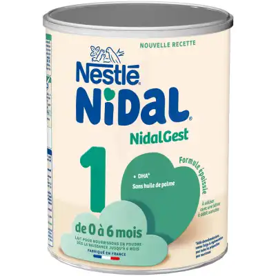 Nestlé Nidal Nidalgest 1 Lait En Poudre B/800g à SARROLA-CARCOPINO