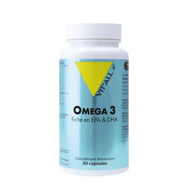 Vitall+ Oméga 3 1000mg Capsules B/120