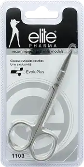 Elite Pharma Ciseaux cuticules courbes