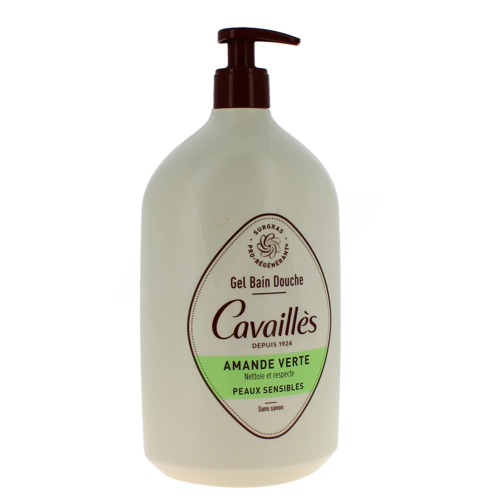 Roge Cavailles Gel Bain Douche Amande Verte Flacon Pompe De 1 L