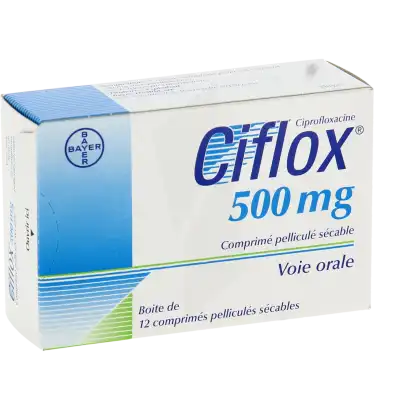 Ciflox 500 Mg, Comprimé Pelliculé Sécable à CHENÔVE