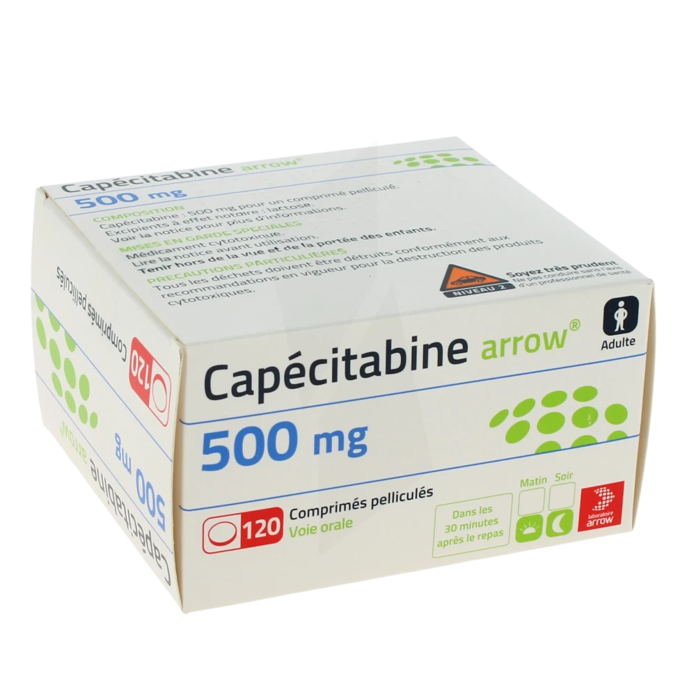 Capecitabine Arrow 500 Mg, Comprimé Pelliculé