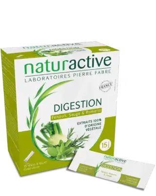 Naturactive Phytothérapie Fluides Solution Buvable Digestion 15 Sticks/10ml à Chelles