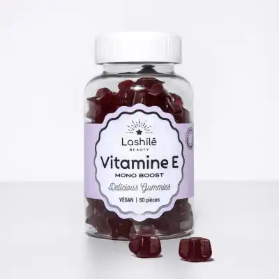 Lashilé Beauty Vitamine E Gummies B/60 à LA-RIVIERE-DE-CORPS