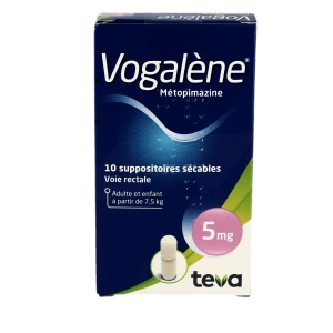 Vogalene 5 Mg, Suppositoire Sécable